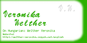 veronika welther business card